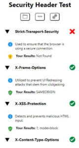 Security Header extension